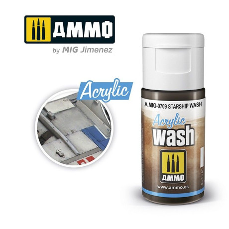 ACRYLIC WASH Starship Wash 15ml / A.MIG-0709