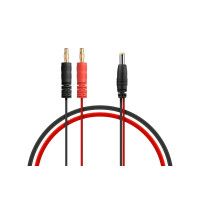 Töltőkábel Futaba adóhoz 4 mm-es banánokkal. Például FX-36-hoz és egyebekhez.