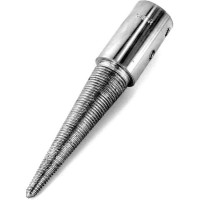 A Policraft bal oldali kúpos tengelyhüvely 15,9 mm a Policraft polírozó korongok bőrközéppontú polírozó korongok rögzítésére szolgál. A korongot a kúpos spirális tengelyre csavarják, hogy szilárdan rögzítsék. A forgatás megfordításával oldható ki. Súlya 113g.