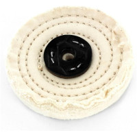 A Policraft kemény, 2-részes, HD varrott polírozó kerék elsősorban színesfémek (sárgaréz, réz, alumínium) és nemvas anyagok (műanyagok, laminált anyagok, króm) előpolírozására (a polírozás első fázisa) szolgál, amelyet polírozópasztákkal végeznek. Méretek 100x30mm, bőrözött középpont a Policraft kúpos tartóra való rögzítéshez. 