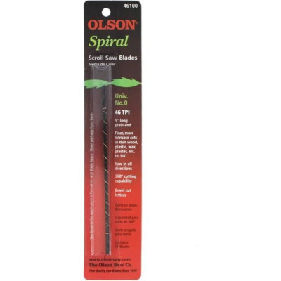 Olson list do lupénkové pilky 0.81x0.81x127mm spirálový (12ks)