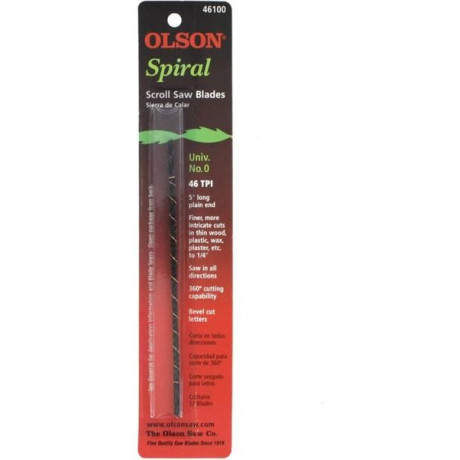 Olson list do lupénkové pilky 0.81x0.81x127mm spirálový (12ks)