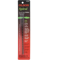 Fűrészlap a vezető gyártótól Olson 0,81 x 0,81 x 127 mm spirál (12 db) - Magas széntartalmú acélból készült. Spirálvágás 360°-os vágási képességgel. Részletes vágásokhoz.