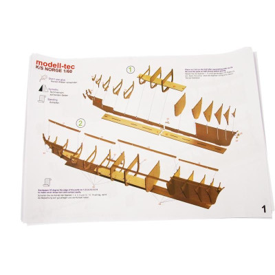 Modell-Tec Kongespiet Norge 1:60 kit