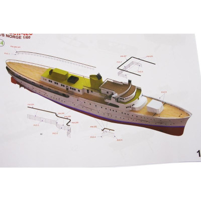 Modell-Tec Kongespiet Norge 1:60 kit