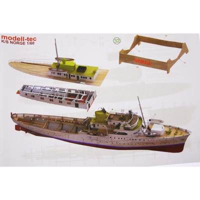 Modell-Tec Kongespiet Norge 1:60 kit