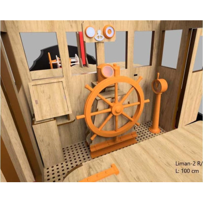 Türkmodel Liman 2 přístavní remorkér 1935 1:20 kit