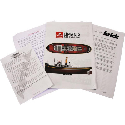 Türkmodel Liman 2 přístavní remorkér 1935 1:20 kit