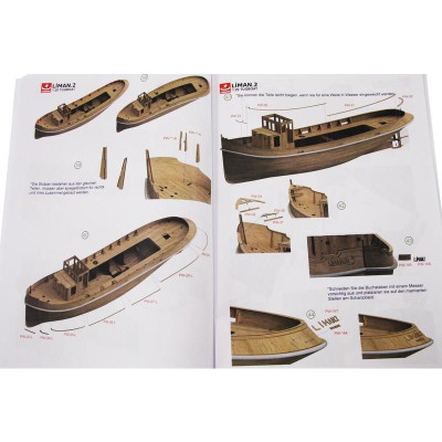 Türkmodel Liman 2 přístavní remorkér 1935 1:20 kit