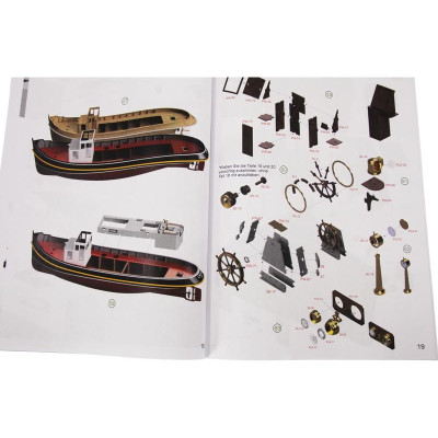 Türkmodel Liman 2 přístavní remorkér 1935 1:20 kit