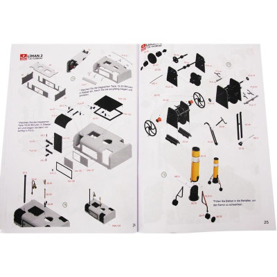 Türkmodel Liman 2 přístavní remorkér 1935 1:20 kit