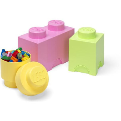 LEGO úložné boxy Multi-Pack 3ks pastelové
