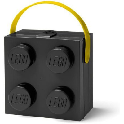 LEGO box s rukojetí 166x165x117mm - černý