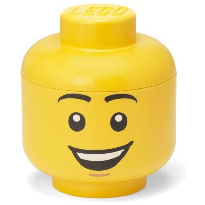 LEGO Storage Head small - šťastný chlapec