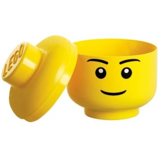 LEGO Storage Head Large - šťastný chlapec