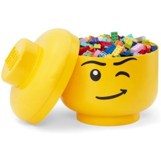 LEGO Storage Head Large - šťastný chlapec