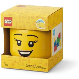 LEGO Storage Head Large - šťastný chlapec
