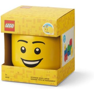LEGO Storage Head Large - šťastný chlapec