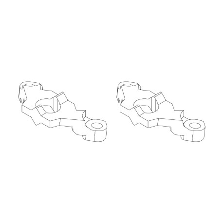 Turbo Racing vzpěra řízení C61 2ks