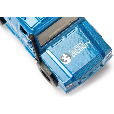 SIKU Super - bezpečnostní auto pro přepravu peněz a cenností s nálepkami, 1:50