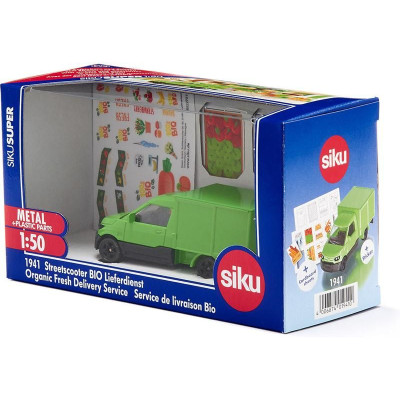 SIKU Super - auto pro přepravu BIO produktů s nálepkami, 1:50