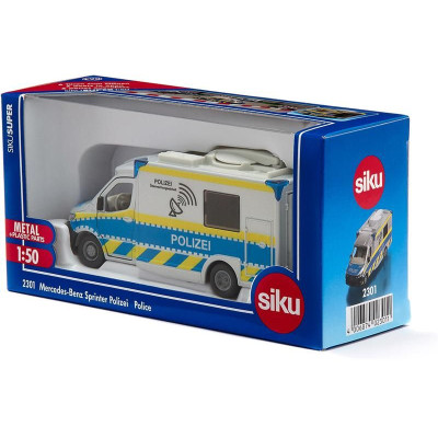 SIKU Super - policejní Mercedes Benz Sprinter, 1:50