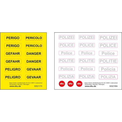 SIKU Super - policejní Mercedes Benz E-Class All Terrain 4x4, 1:50