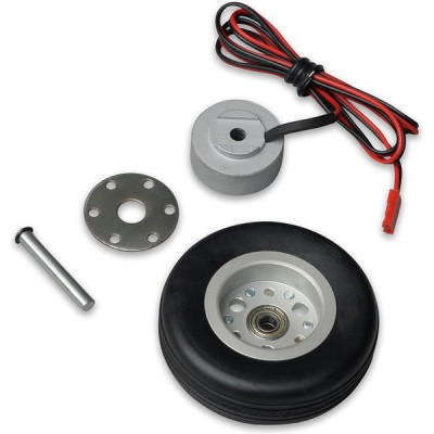 Hangar 9 hlavní kolo podvozku s brzdou 65mm (1): MB-339 2.1m