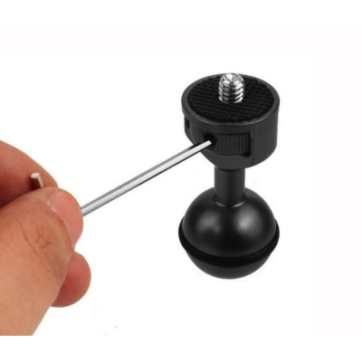 Aluminum Alloy 1/4inch Screw Ball Adapter