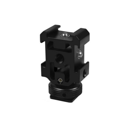 Triple Cold Shoe Adapter with Anti-Drop Balls