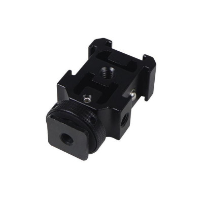 Triple Cold Shoe Adapter with Anti-Drop Balls