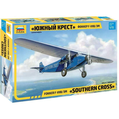 Model kit letadlo 7233 - Fokker F-VII Trimotor (1:72)