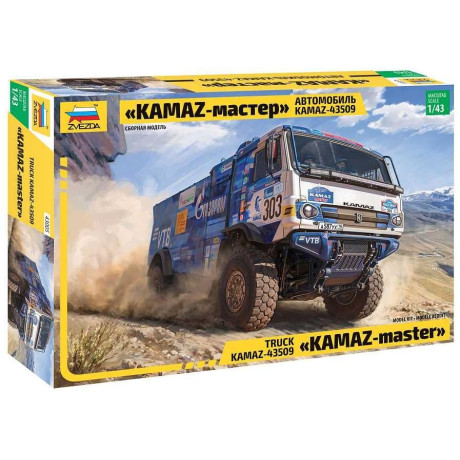 Model kit auto 43005 - KAMAZ Rallye truck (1:43)