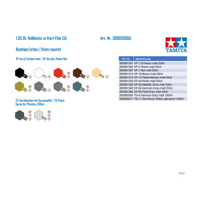 Tamiya German 8ton Semitrack w/20mm Flakvierling Sd.Kfz. 7/1 1/35