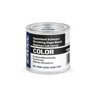 Fekete feszítő nitrolakk bevonópapírok és vásznak feszítésére, ellenáll az izzó üzemanyagnak és a benzinnek. Ecsettel, hengerrel vagy szórással történő felvitelre. 100 ml-es dobozos kiszerelés.