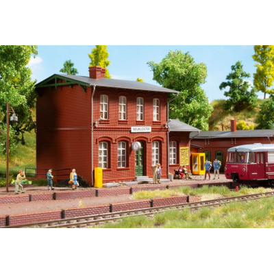 Auhagen Súprava vlakovej stanice Neukloster - stavebnica H0
