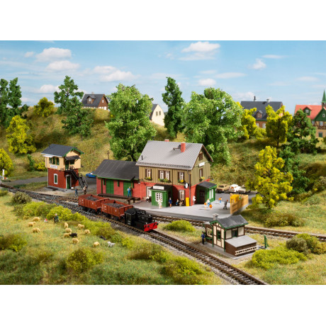 Auhagen Súprava vlakovej stanice Hagenau - stavebnica TT