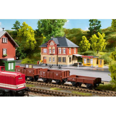 Auhagen Súprava vlakovej stanice Neschwitz - stavebnica TT