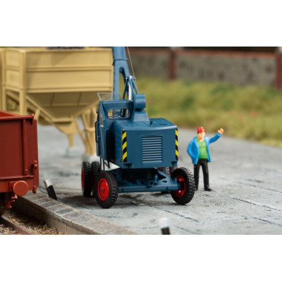 Auhagen Nakladač T172 drapák na uhlie - stavebnica H0