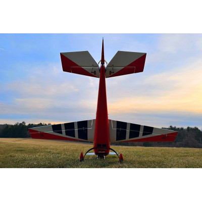 114" Extra NG - Červená/Stříbrná 2,9m