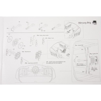 VICTORY MODELS ruská briga 1819 1:64 kit