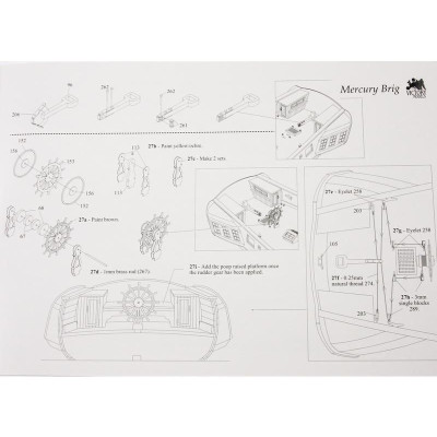 VICTORY MODELS ruská briga 1819 1:64 kit