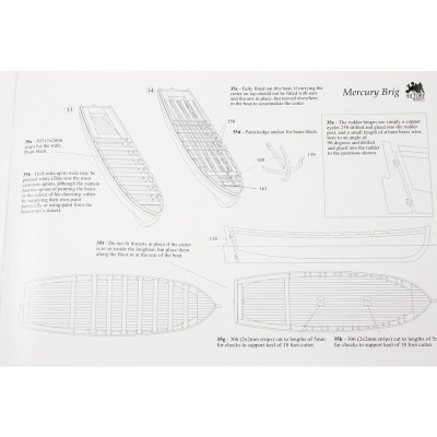 VICTORY MODELS ruská briga 1819 1:64 kit