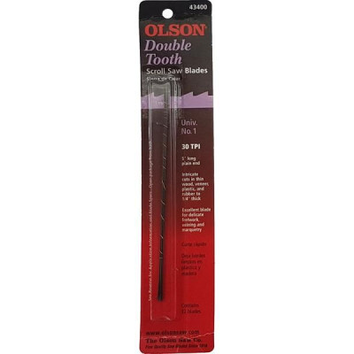 Olson list do lupénkové pilky 0.66x0.33x127mm dvojitý zub 30TPI (12ks)