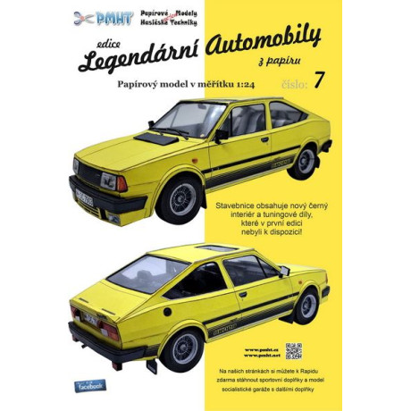 ŠKODA  Rapid 136 (1987) žltá 1:24