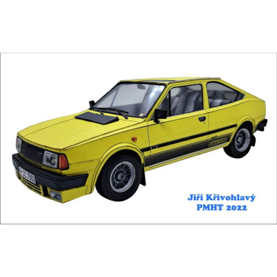 ŠKODA  Rapid 136 (1987) žltá 1:24