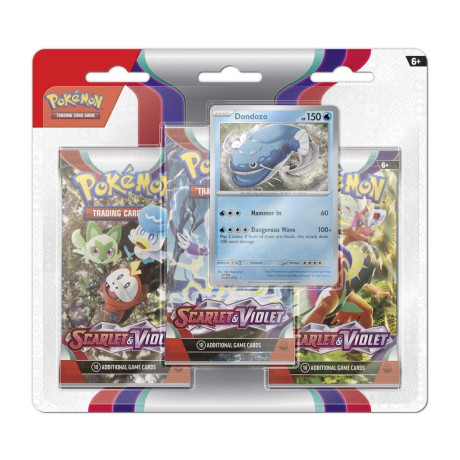 Pokémon: Arcanine 3-pack blister Scarlet & Violet