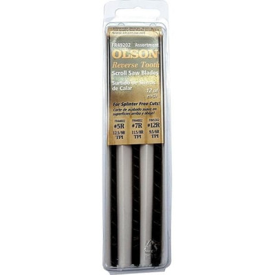 Olson list do lupénkové pilky s reverzními zuby (sada 36ks)