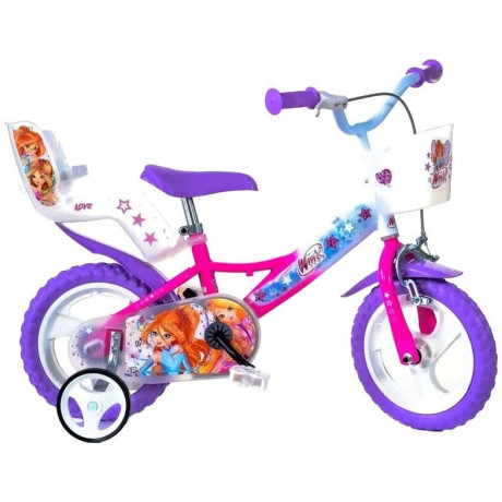 DINO Bikes - Dětské kolo 12" Winx