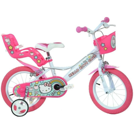 DINO Bikes - Dětské kolo 14" Hello Kitty 2